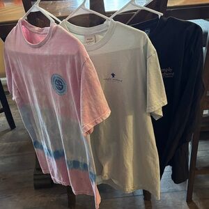 Simply Southern Tie-Dye and Solid T-Shirt Trio